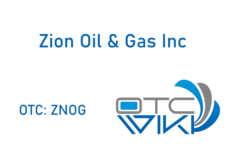 ZNOG Stock - Zion Oil And Gas Inc