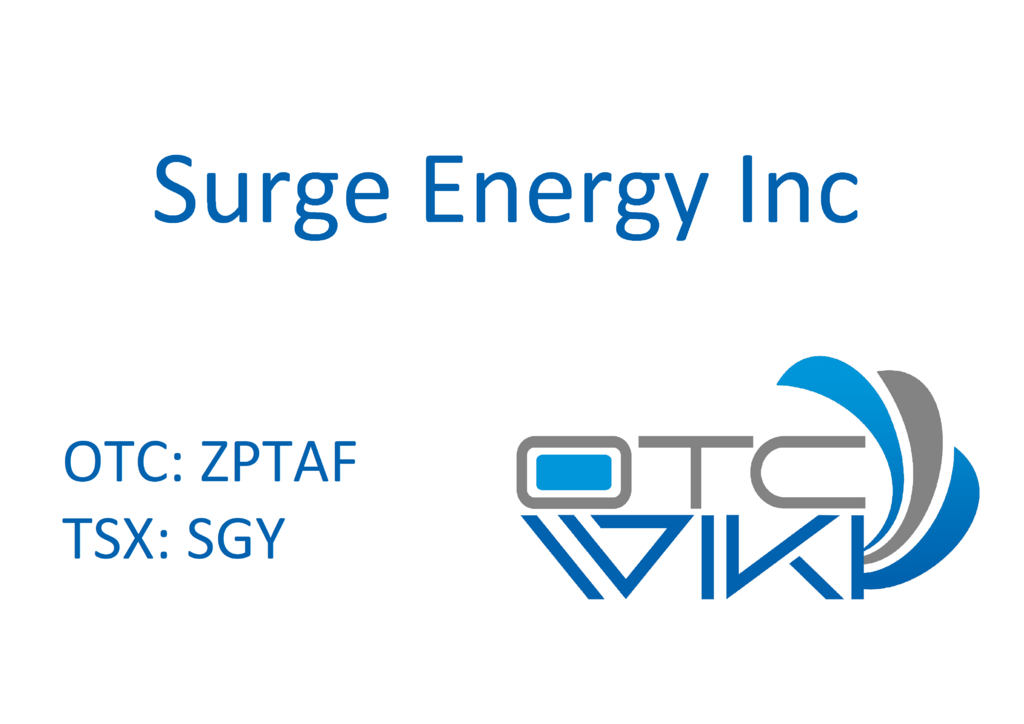 ZPTAF Stock - Surge Energy Inc.