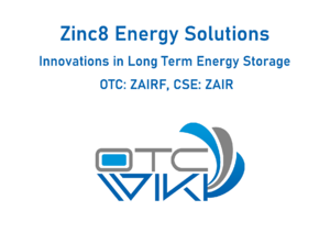 Zinc8 Energy Solutions ZAIRF Stock