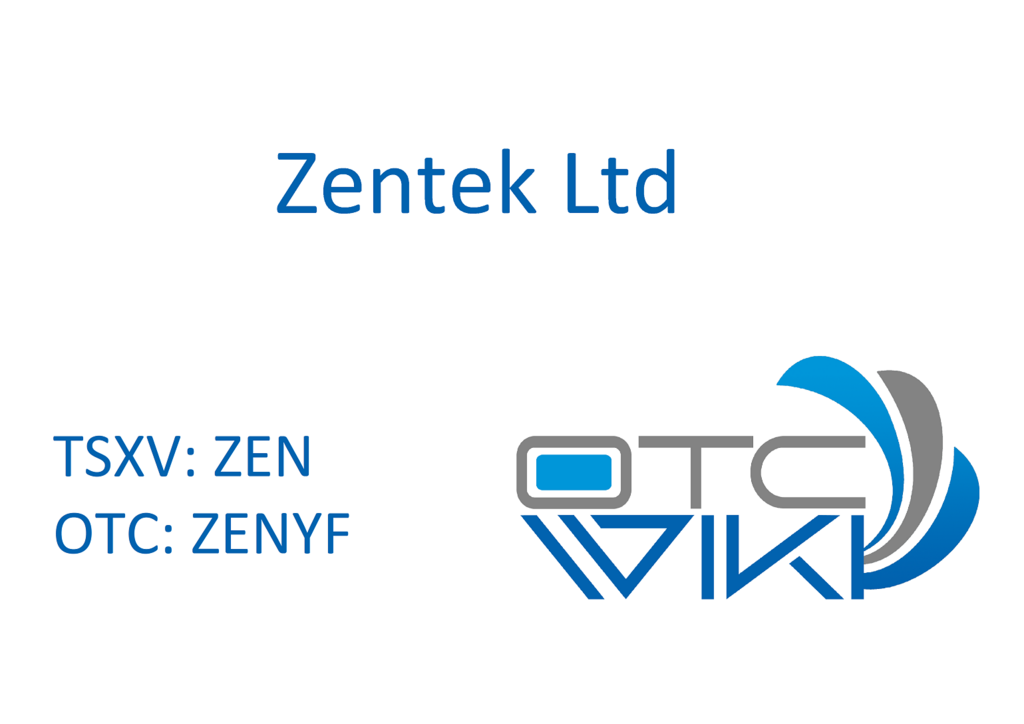 ZENYF Stock - Zentek Ltd