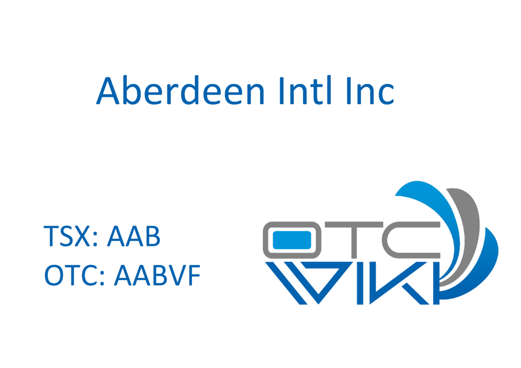 AABVF Stock - Aberdeen International Inc.