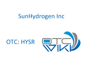 HYSR Stock - SunHydrogen Inc