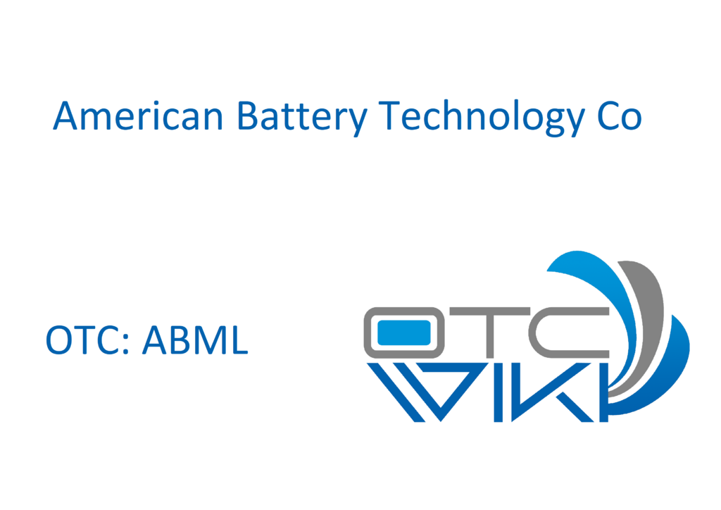 ABML Stock - American Battery Technology Company