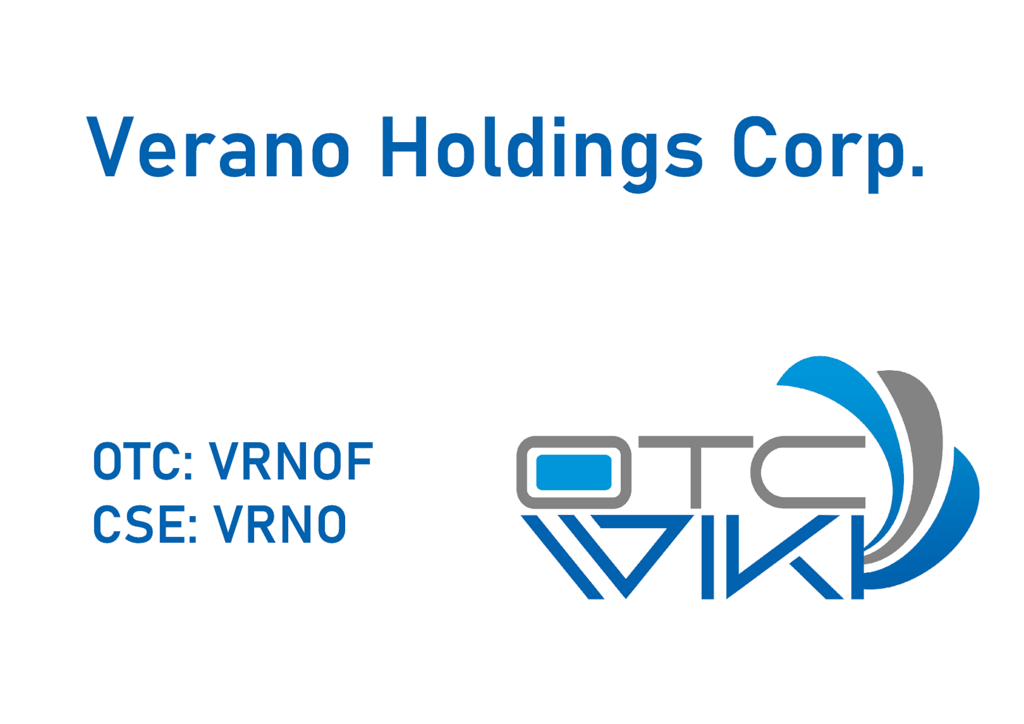 VRNOF Stock - Verano Holdings Corp